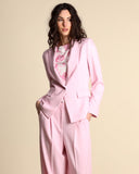 Tailleur in misto viscosa con lamè