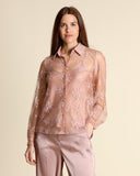 Camicia in pizzo chantilly