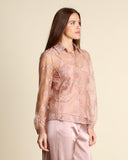Camicia in pizzo chantilly