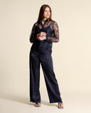 Camicia in pizzo chantilly