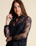 Camicia in pizzo chantilly