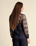 Camicia in pizzo chantilly