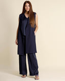 Gilet lungo con pantalone