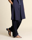 Gilet lungo con pantalone