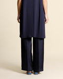 Gilet lungo con pantalone