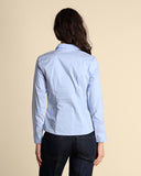 Camicia in popeline stretch