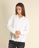 Camicia in misto seta