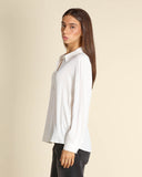 Camicia in misto seta