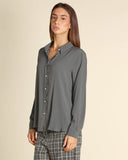 Camicia in misto seta