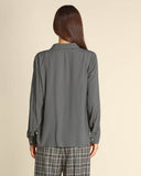 Camicia in misto seta