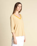 T shirt in jersey a righe