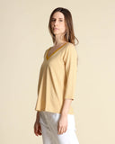 T shirt in jersey a righe