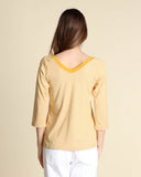 T shirt in jersey a righe