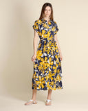 Chemisier in viscosa a fantasia