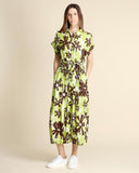 Abito in viscosa a fantasia