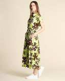 Robe en viscose à motif