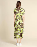 Robe en viscose à motif