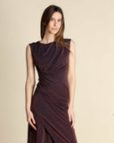 Abito in jersey con lurex