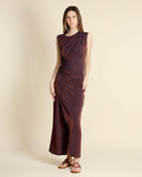 Abito in jersey con lurex