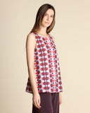 Top in jersey con lurex