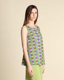 Top en jersey avec lurex