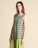 Top en jersey avec lurex