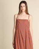 Robe en viscose à motif