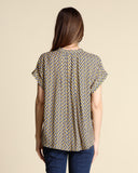 Camicia in viscosa a fantasia