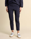 Slim poplin trousers
