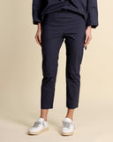 Slim poplin trousers