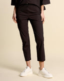 Slim poplin trousers