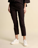 Pantaloni slim in popeline