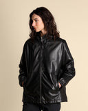 Nappa leather jacket