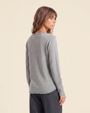 Maglia in lana con nodo