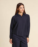 Maglia a polo in lana