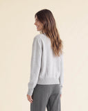 Cardigan ad intarsio