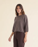 Maglia in cashmere, seta e lana