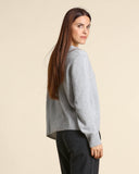 Maglia in cashmere, seta e lana