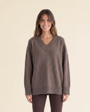 Maglia in cashmere,seta e lana