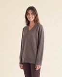 Maglia in cashmere,seta e lana