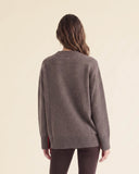 Maglia in cashmere,seta e lana
