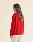 Maglia in cashmere, seta e lana