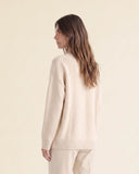 Maglia in cashmere,seta e lana