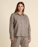 Camicia in misto cashmere