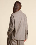 Camicia in misto cashmere
