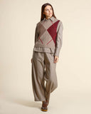 Pantaloni in misto cashmere