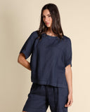 Blusa in lino