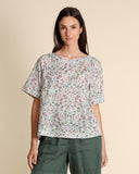 Blusa in mussola di cotone