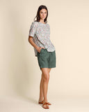 Blusa in mussola di cotone