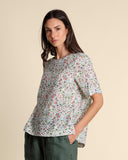 Blusa in mussola di cotone